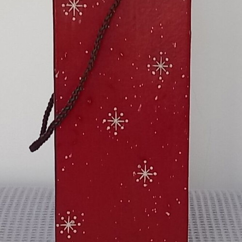 Christmas box like new made of thick cardboard
