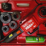 Virax Electric Threader Set like new, ½"-2" with 6 dies