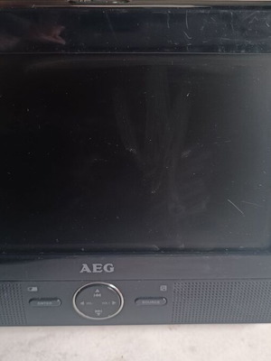 AEG DVD 4551 used multifunctional portable player 12 volt DC