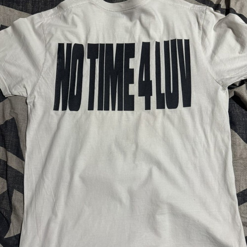Corteiz Bomb T-shirt No Time 4 Luv medium used, white