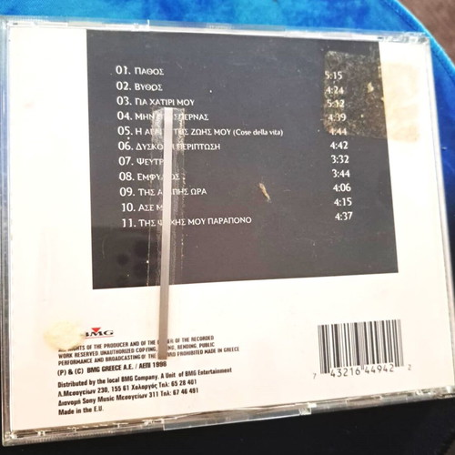 Kostas Bigalis Pathos CD like new, Pop