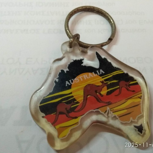 Australia keychain used advertising with cangaroo souvenir