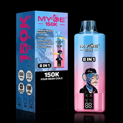 Myde 150K Bar Vape with 10 Fruit Flavor Options