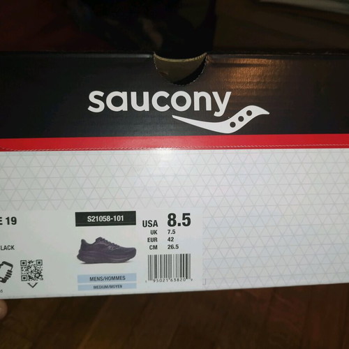 Παπούτσια Saucony Guide 19 καινούργια, ανδρικά αθλητικά νούμερο 42 μαύρα