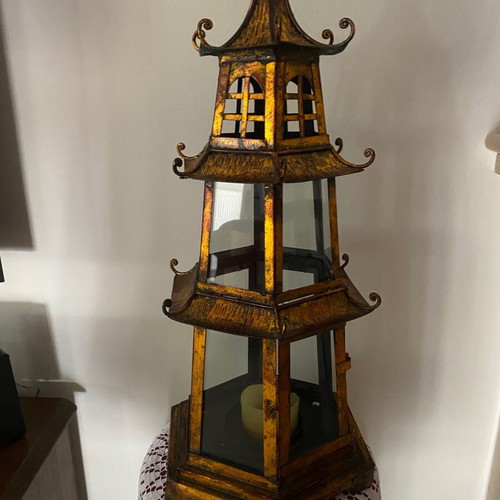 Asian Pagoda used, height 0.65 m