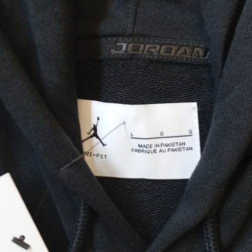 Jordan sleeveless hoodie, black, size L
