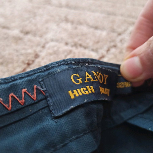 Men's blue fabric pants like new