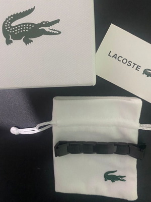 Lacoste chain like new, black