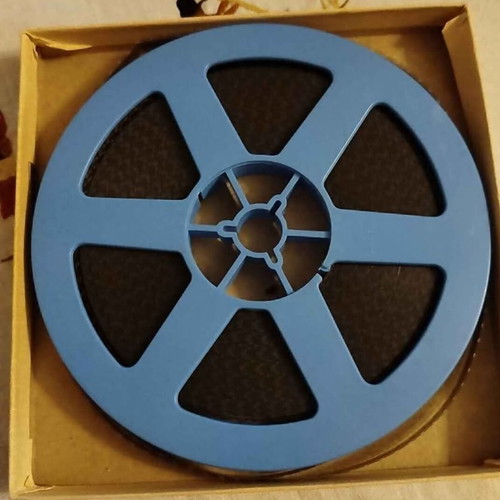 Vintage children's reels used, 2 pieces, silent