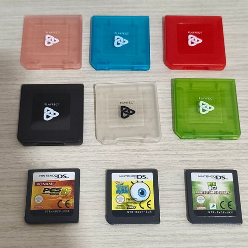 Nintendo DS pack of 3 used games with 6 cases