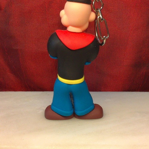 Popeye Daiyamondo Hand Fold 3D Keychain new, hard silicone