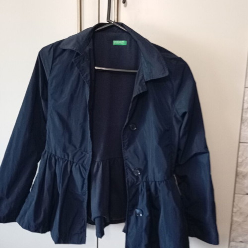 Benetton jacket for girls 11-12 years new, blue