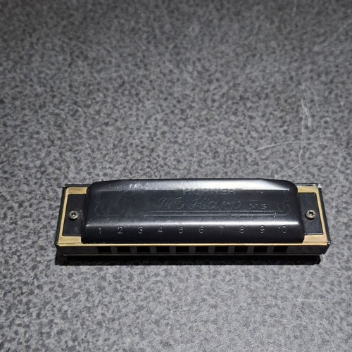 Hohner Pro Harp MS harmonica used, key D, made in Germany