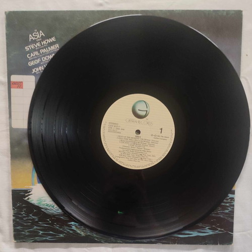 Asia vinyl record used, rock, 1982