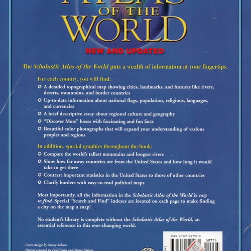 Scholastic Atlas Of The World new, Greek language