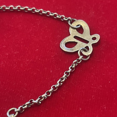 925 silver bracelet with evil eye, 18 cm