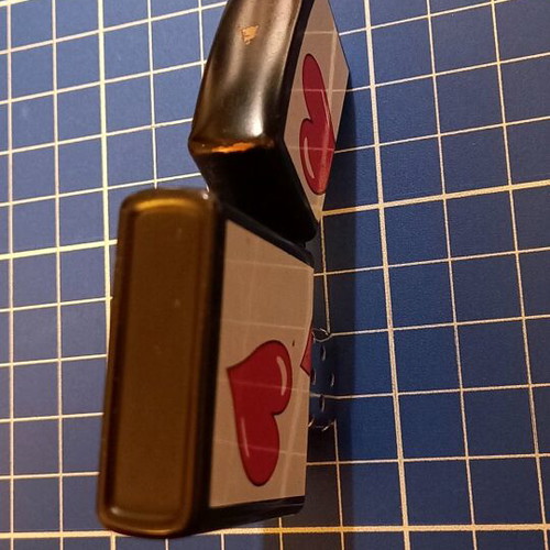 Lighter with hearts like new