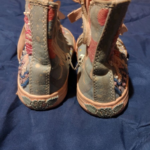 Lelli Kelly kids boots size 27 like new, blue turquoise