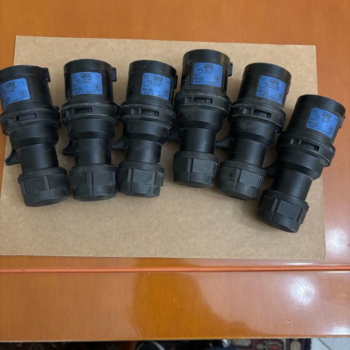 Industrial plugs used 16A, pack of 6