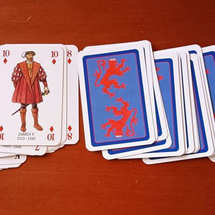 The Famous Kings & Queens of Scotland Playing Cards brand new