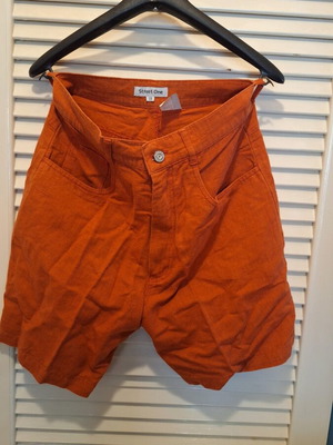 Street One linen terracotta cotton shorts like new