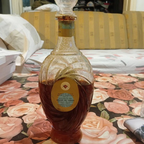 Mastiha liqueur used, rare old carafe bottle