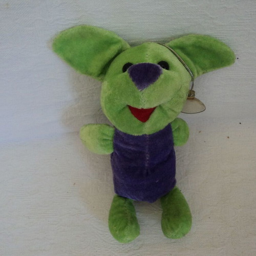 Plush animals used, set of 5, 7 to 18 cm