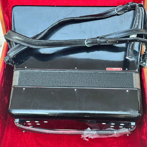 Baile Vintage Accordion 34 Keys used with Carrying Case Shanghai China
