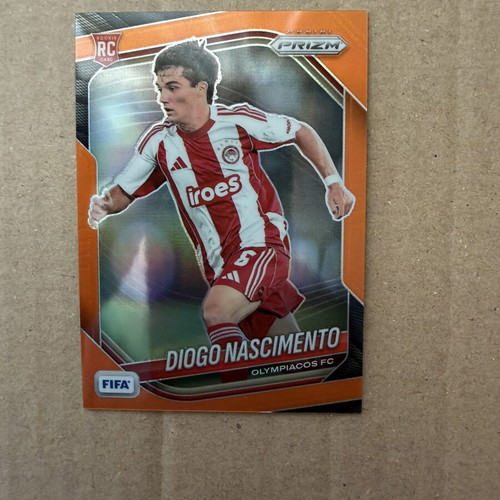 2025-26 Panini FIFA Prizm Rookie Diogo Nascimento card like new Olympiacos