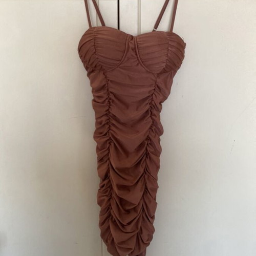 Mini dress rose-gold Parisian size S new
