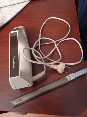 Electric kitchen knife Moulinex with two blades like new