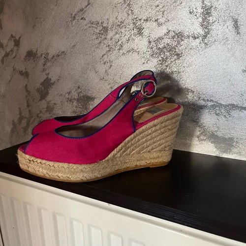 Kanna platform shoes like new, size 40, blue and pink
