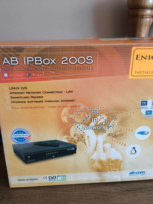 AB IP Box200S satellite receiver new for HDTV with ENIGMA