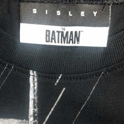Sisley Batman T Shirt kids like new, black, size 128 cm
