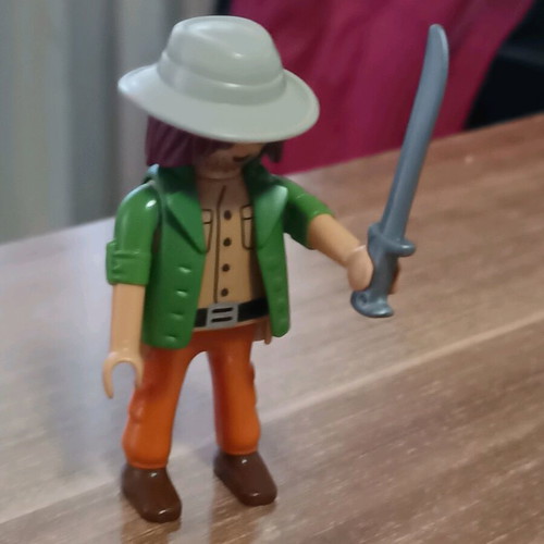 Playmobil explorer like new with loose hand