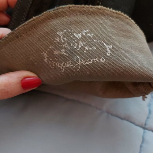 Pepe Jeans women's boots used, leather and denim