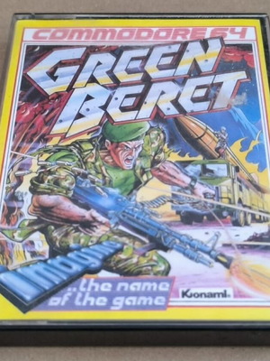 Green Beret used Commodore cassette game