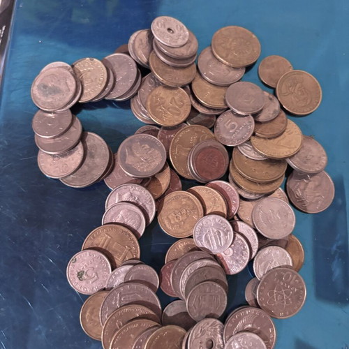 Greek coins used, set of 100 pieces
