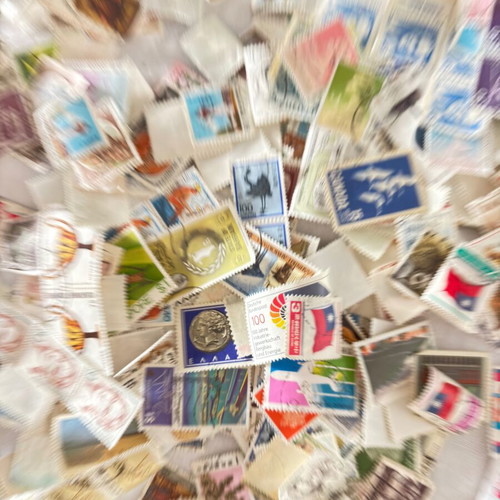 Stamps used, Greek and foreign collection