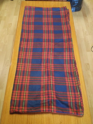 Fleece Blanket Plaid 220x200 like new