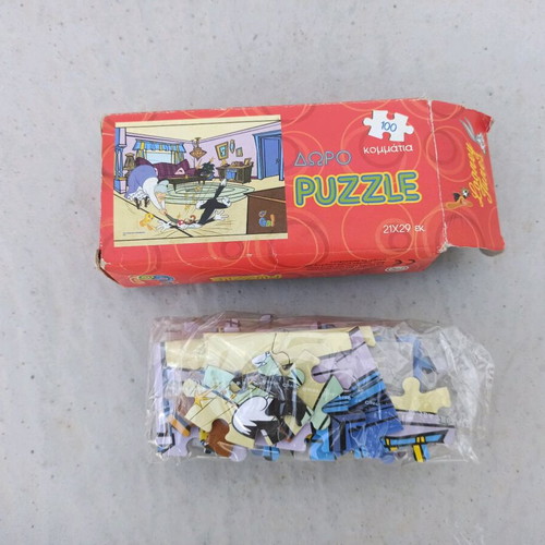 Looney Tunes Silvestre puzzle 100 pieces used