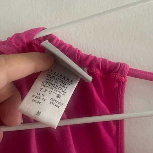 Versace fuchsia dress size M used, lycra fabric