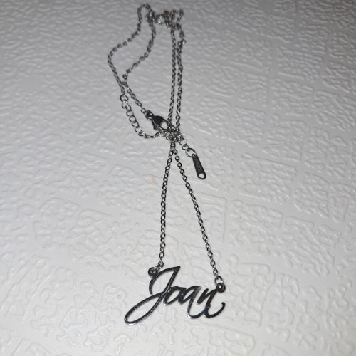 Joan necklace, stainless steel