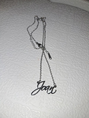 Joan necklace, stainless steel