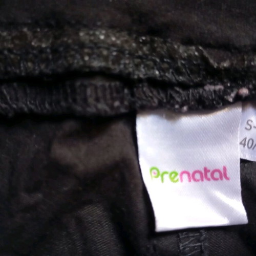 Prenatal maternity pants black size S like new