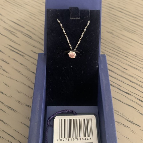 Swarovski jewelry set with pink stone new