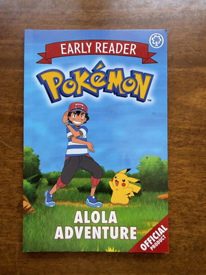 Pokemon Early Reader Alola Adventure book like new, English