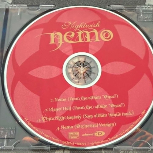 Nightwish Nemo Maxi CD Single used, metal