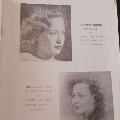 Grand recital de danse Frida Nichols 1954, used, 3 programs