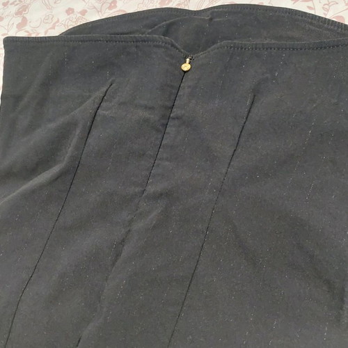 Versace dress used, black with gold thread, size S